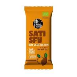 Bio Vegan Bar SATISFY - cacao with orange oil 35 g