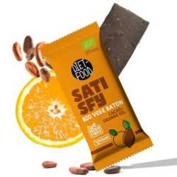 Bio Vegan Bar SATISFY - cacao with orange oil 35 g