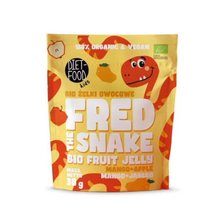 Bio Fruit Jelly Fred The Snake - Mango and Apple 30 g