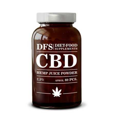 CBD Sok z Konopi 2,5% 25 g - ok. 60 szt.