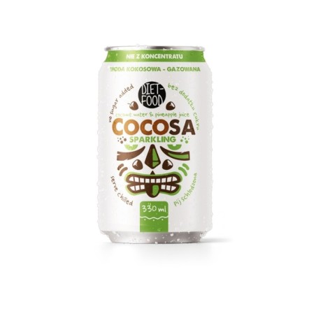Cocosa Woda Kokosowa Gazowana 330 ml (k)