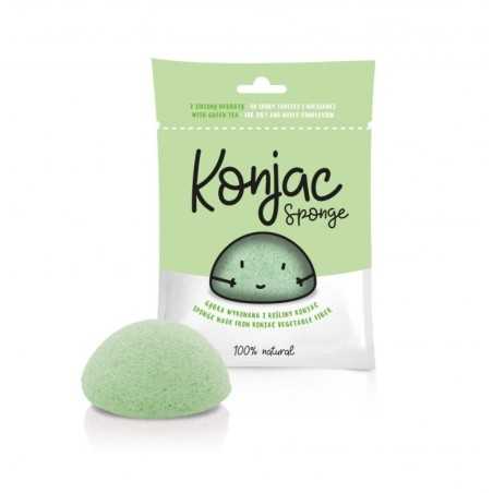 Konjac Face Sponge Green
