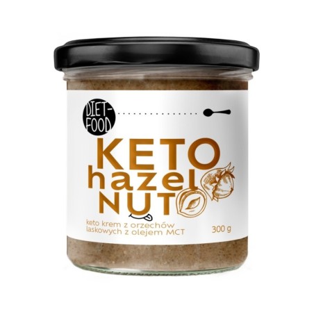 Keto Krem z Orzechów Laskowych z Olejem MCT 300 g