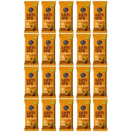 20 x Bio Wegański Batonik SATISFY - kakaowy z olejkiem pomarańczowym 35 g