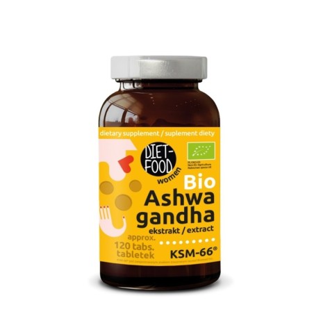 Bio Ashwagandha KSM-66 36 g - approx. 120 tabs.