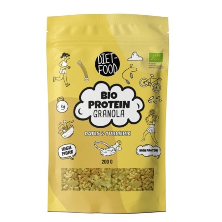 Bio Granola Protein Dates with Turmeric 200 g