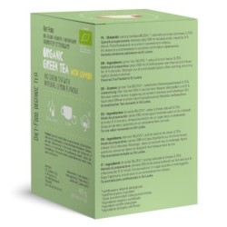 Bio Green Tea with Lemon - zielona herbata z naturalnym aromatem cytrynowym 20 torebek - 40 g